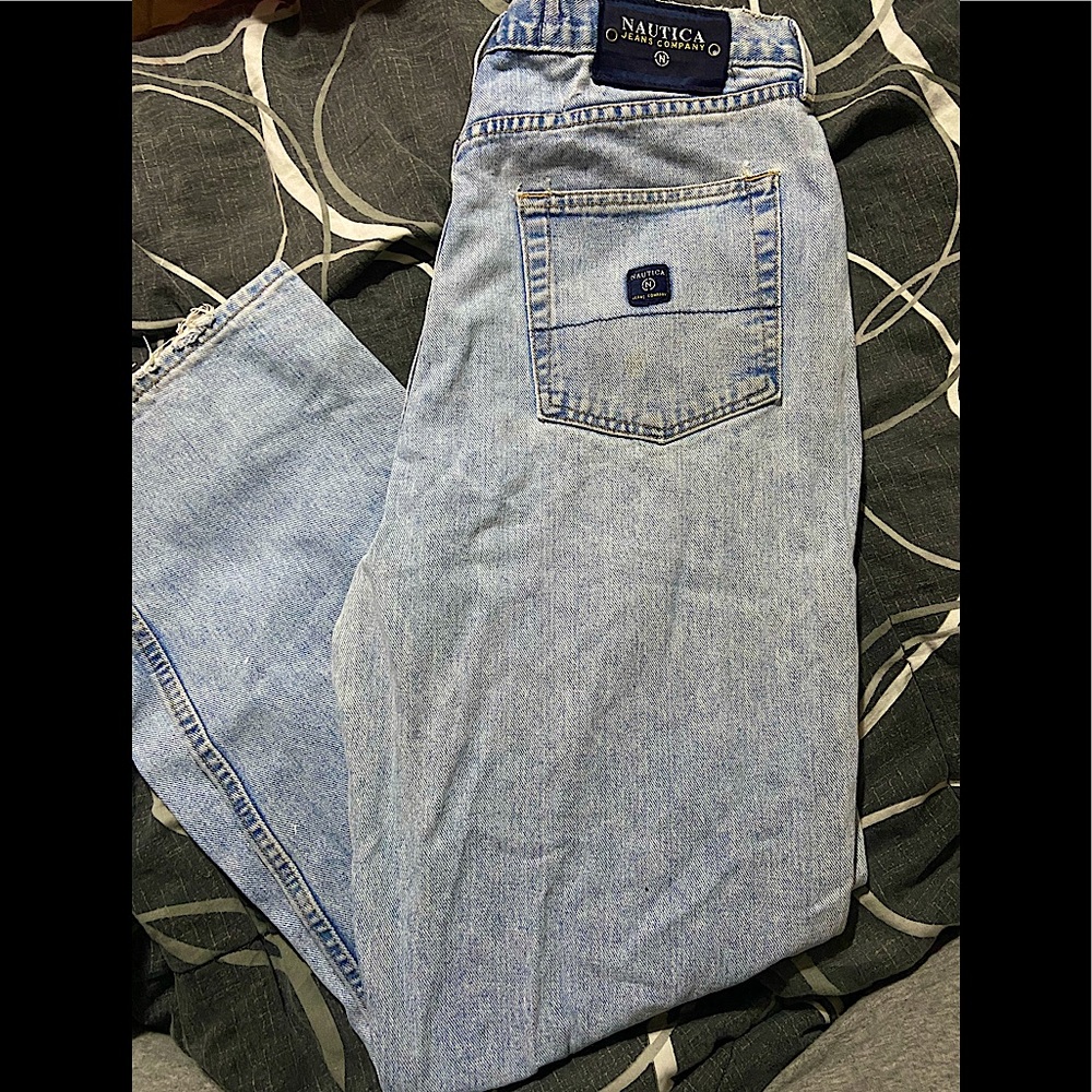 3/$22 vintage nautica denim jeans 36X32